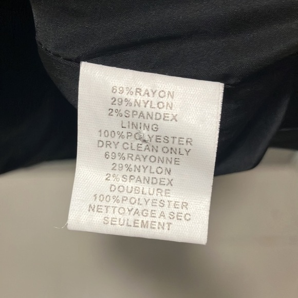 🦋Trina Turk Little black midi dress wrap deep V-Neck front and back pleat… - Picture 7 of 11